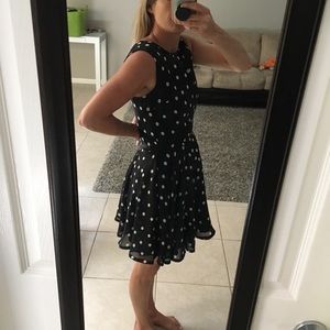 🖤Maison Jules black polka dot Dress